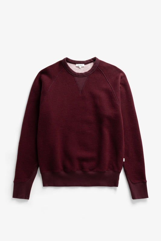 Norse Projects Thorsmark Relaxed Cotton Wool Sweatshirt Mahogany