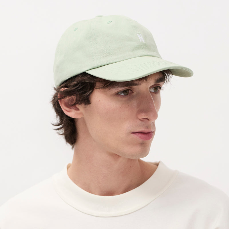 Norse Projects Twill Sports Cap Basil