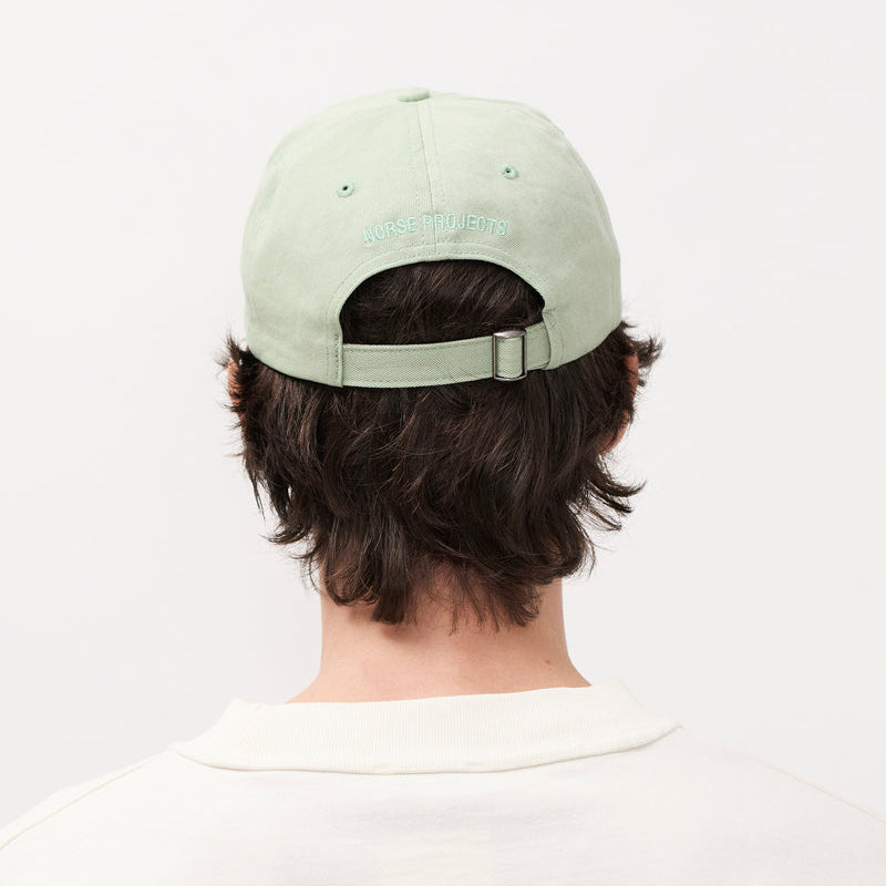 Norse Projects Twill Sports Cap Basil