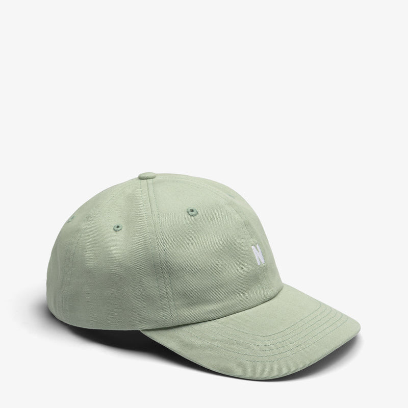 Norse Projects Twill Sports Cap Basil