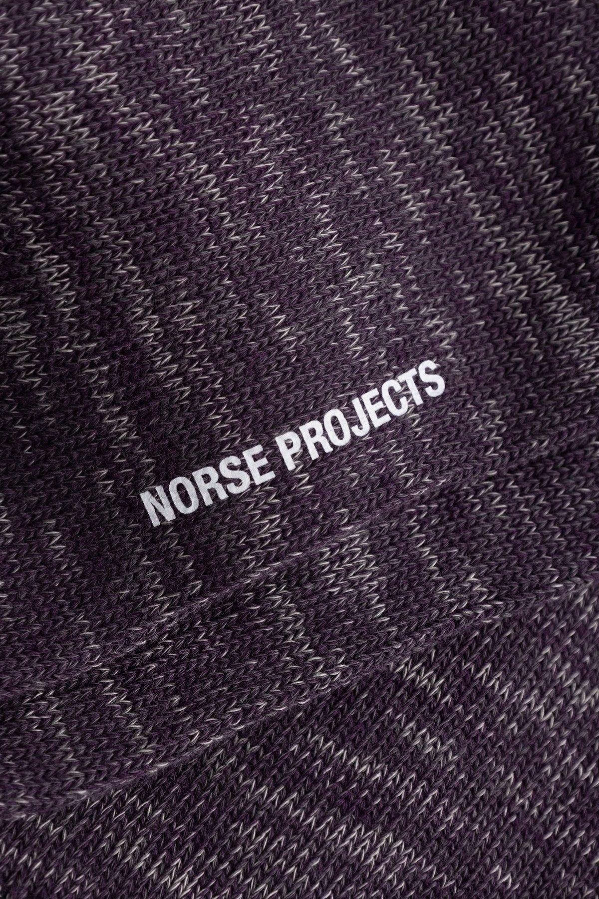 Norse Projects Bykle Heavy Cotton Twist Sock Vintage Violet