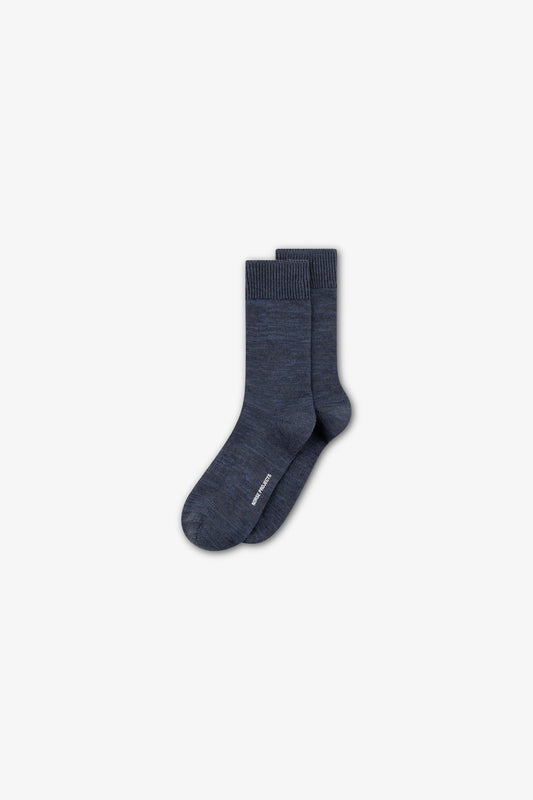 Norse Projects Bykle Heavy Cotton Twist Sock Dark Blue