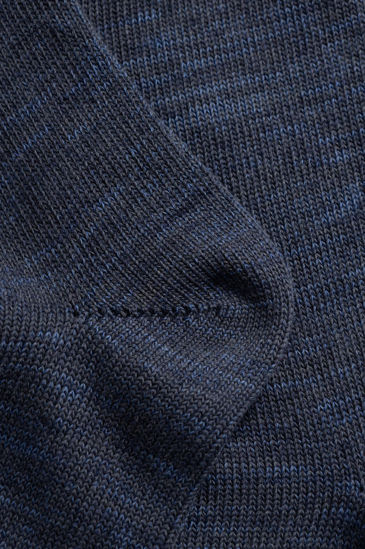 Norse Projects Bykle Heavy Cotton Twist Sock Dark Blue