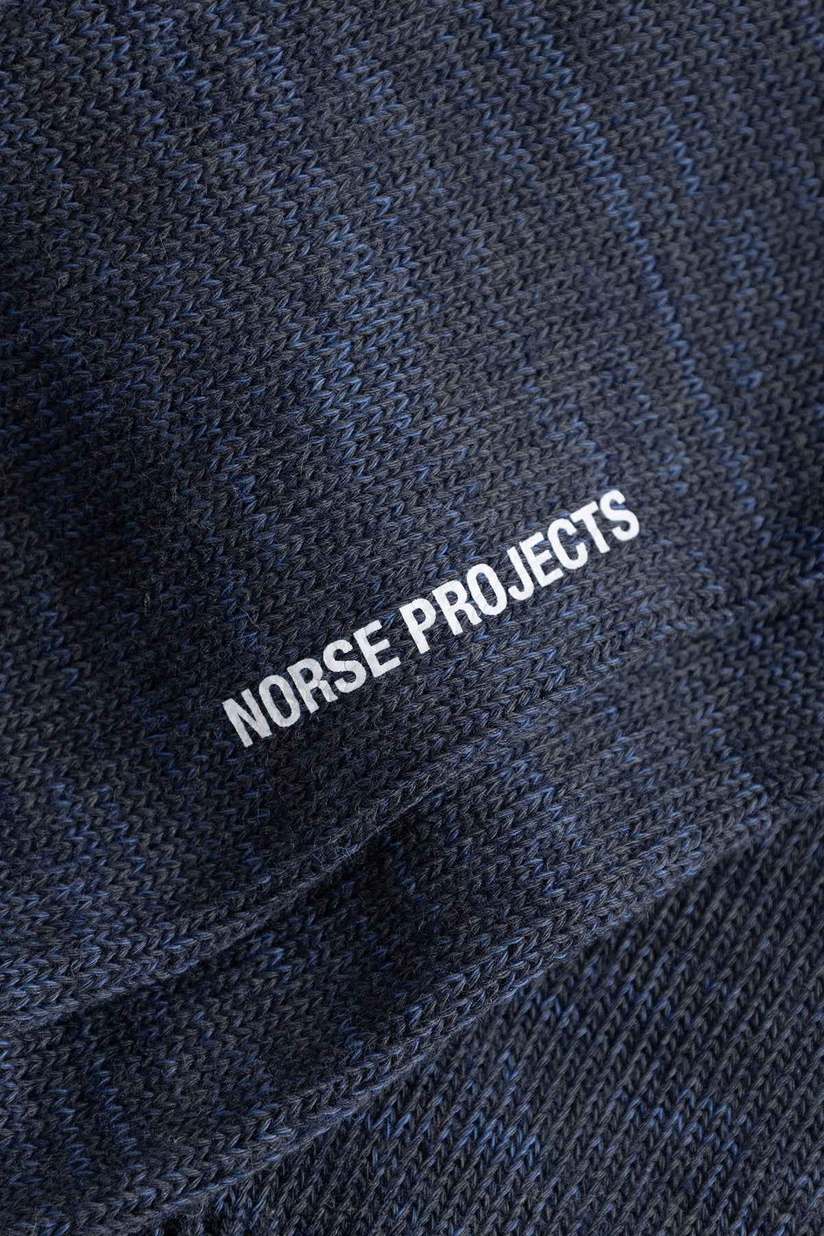 Norse Projects Bykle Heavy Cotton Twist Sock Dark Blue