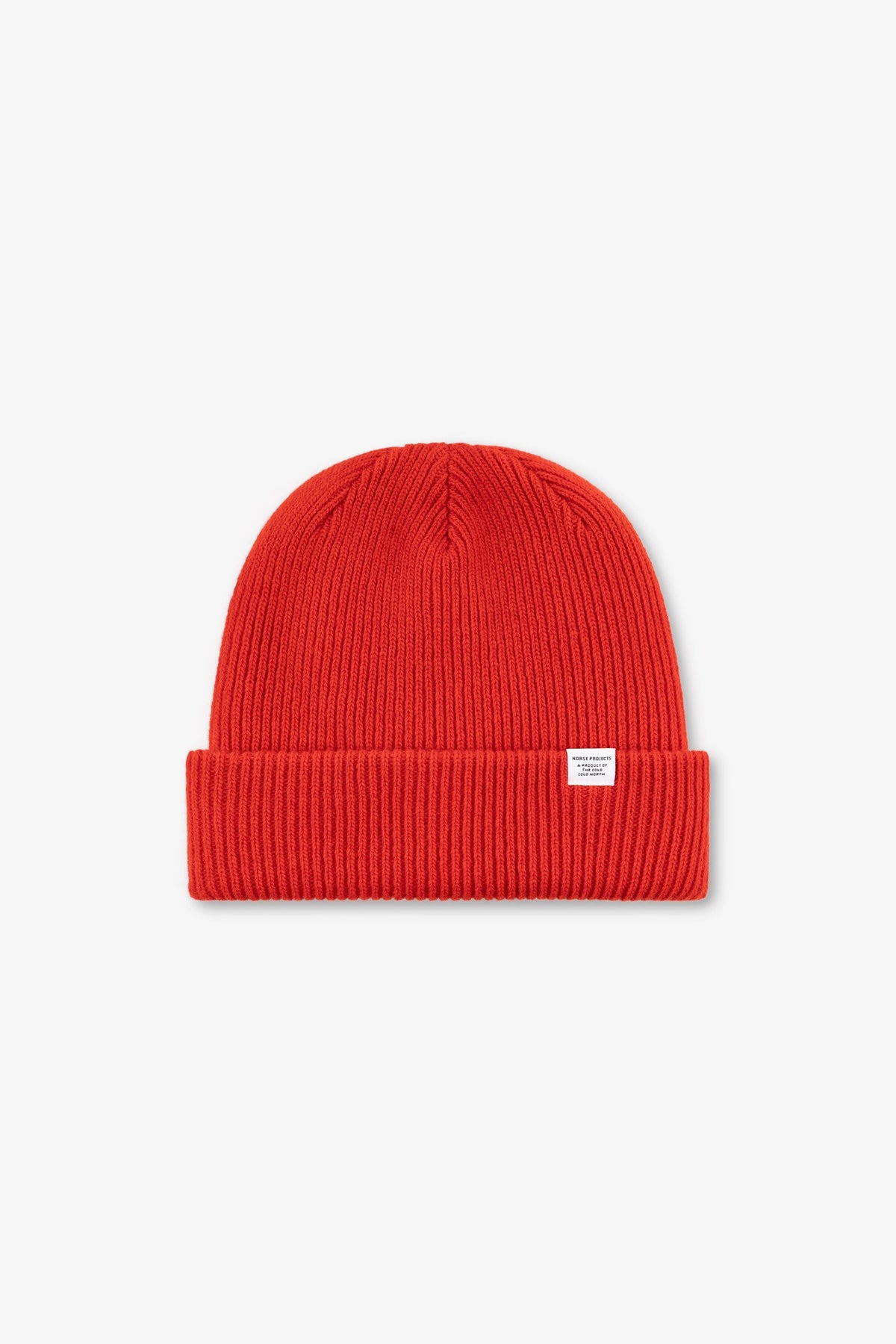 Norse Projects Norse Beanie Coral Red