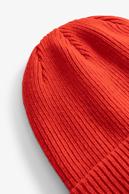 Norse Projects Norse Beanie Coral Red
