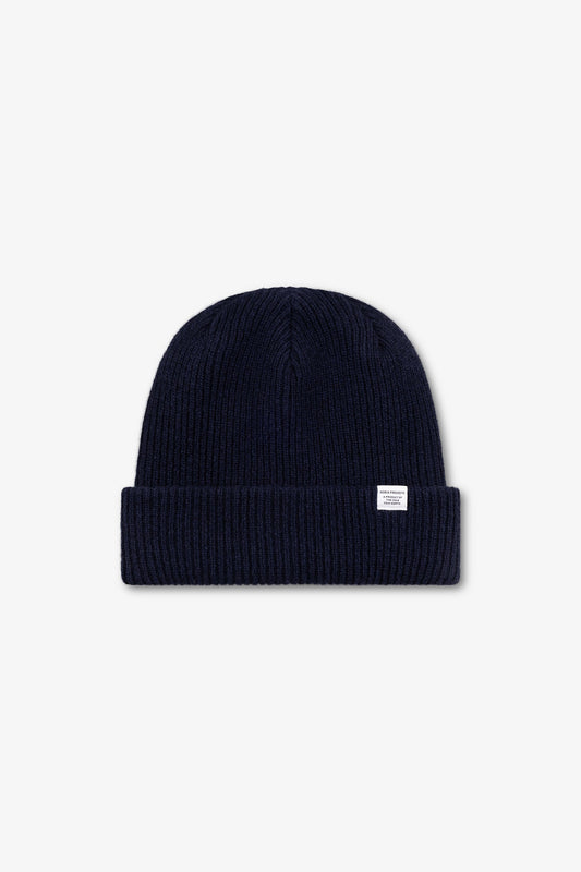Norse Projects Norse Beanie Dark Navy