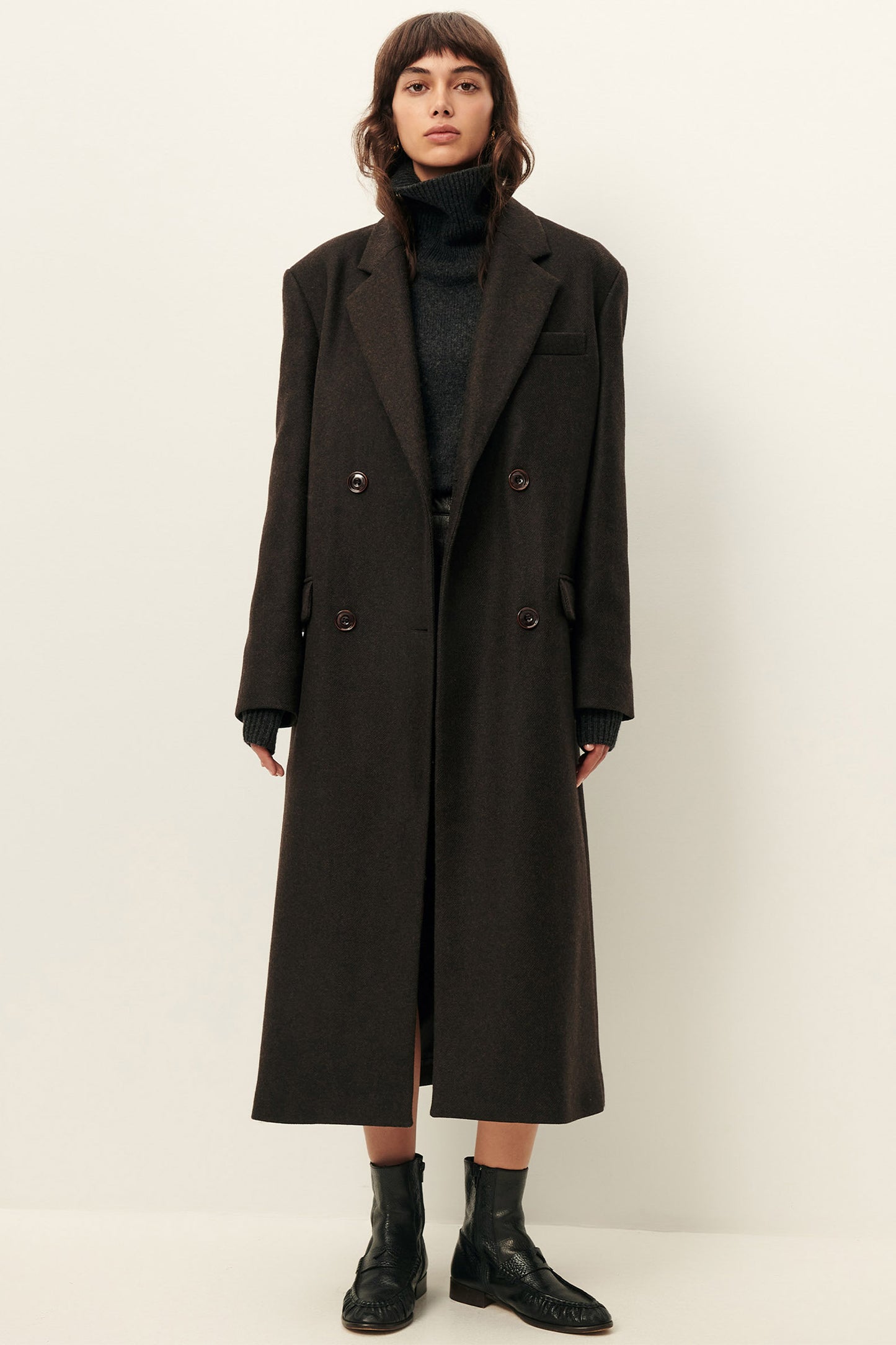 Sessun Nara Long Coat Teck