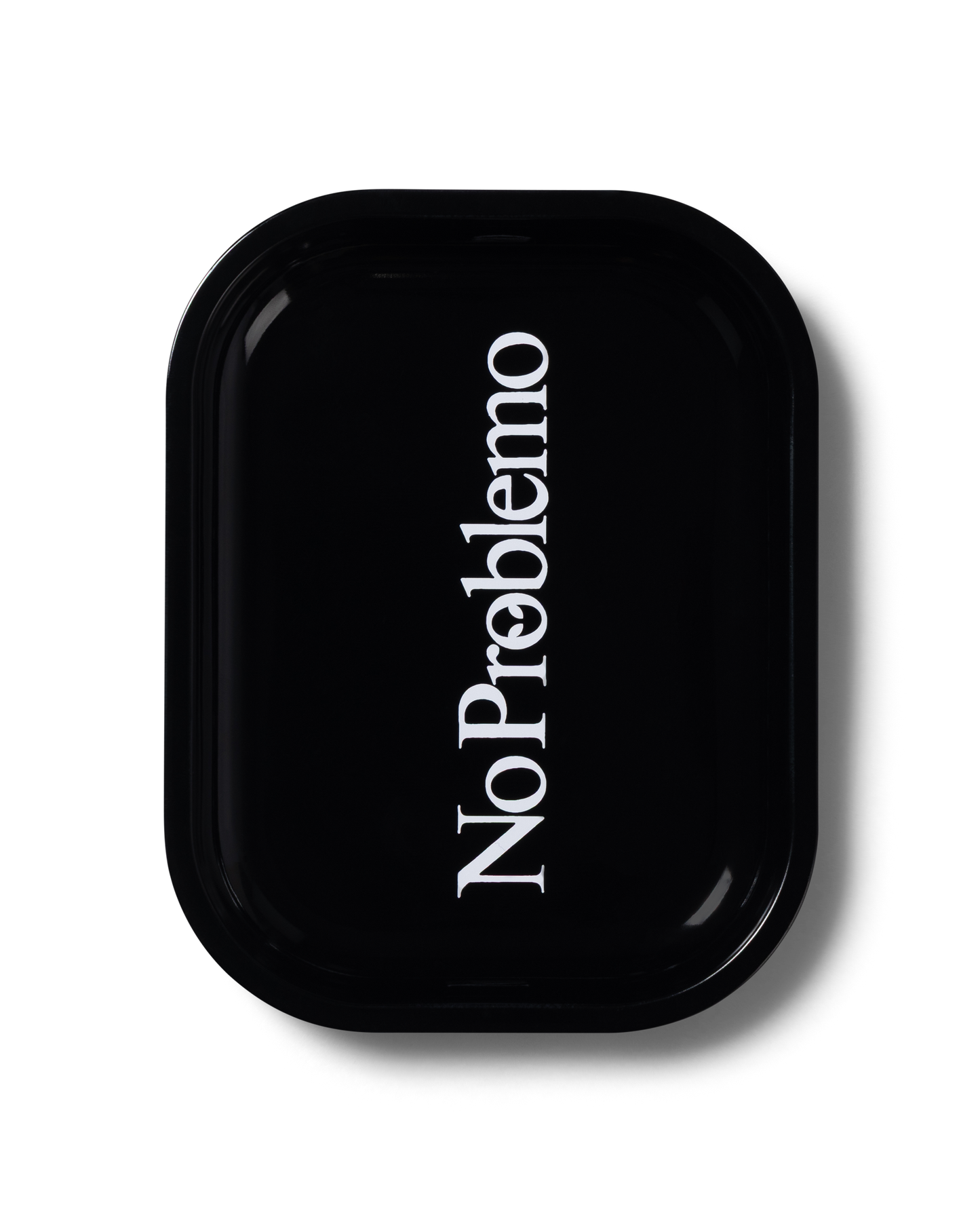 No Problemo Metal Tray Black
