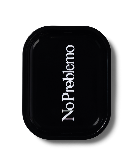 No Problemo Metal Tray Black