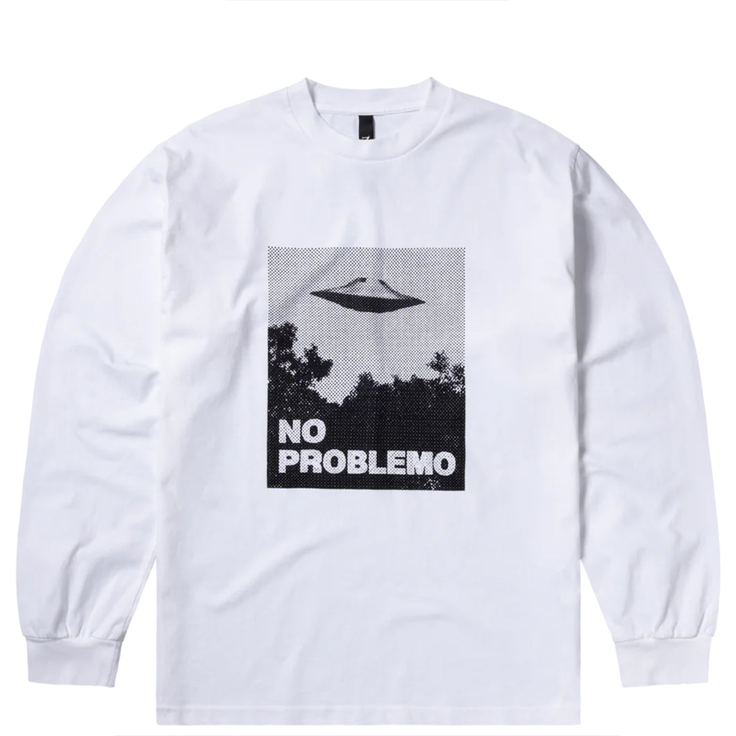 No Problemo Visitors LS Tee White