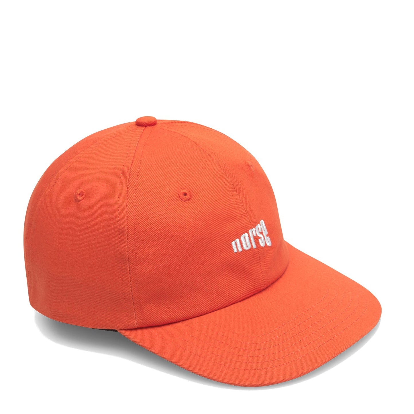 Norse Projects NORSE Twill 6-Panel Cap Blood Orange