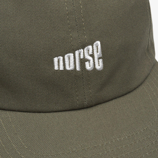 Norse Projects NORSE Twill 6-Panel Cap Ivy Green