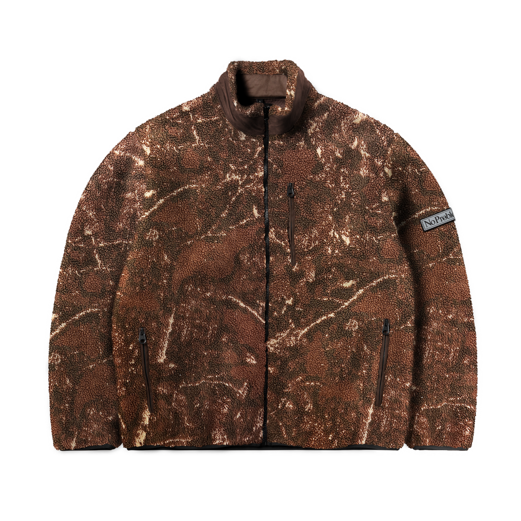 No Problemo Forest Heavy Fleece Jacket Camo
