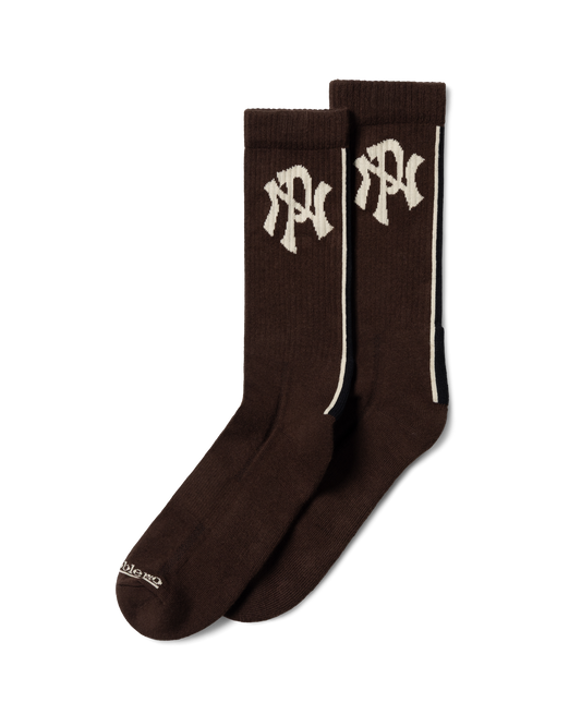 No Problemo NYP Sock Brown