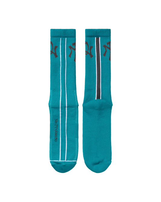 No Problemo NYP Sock Aqua