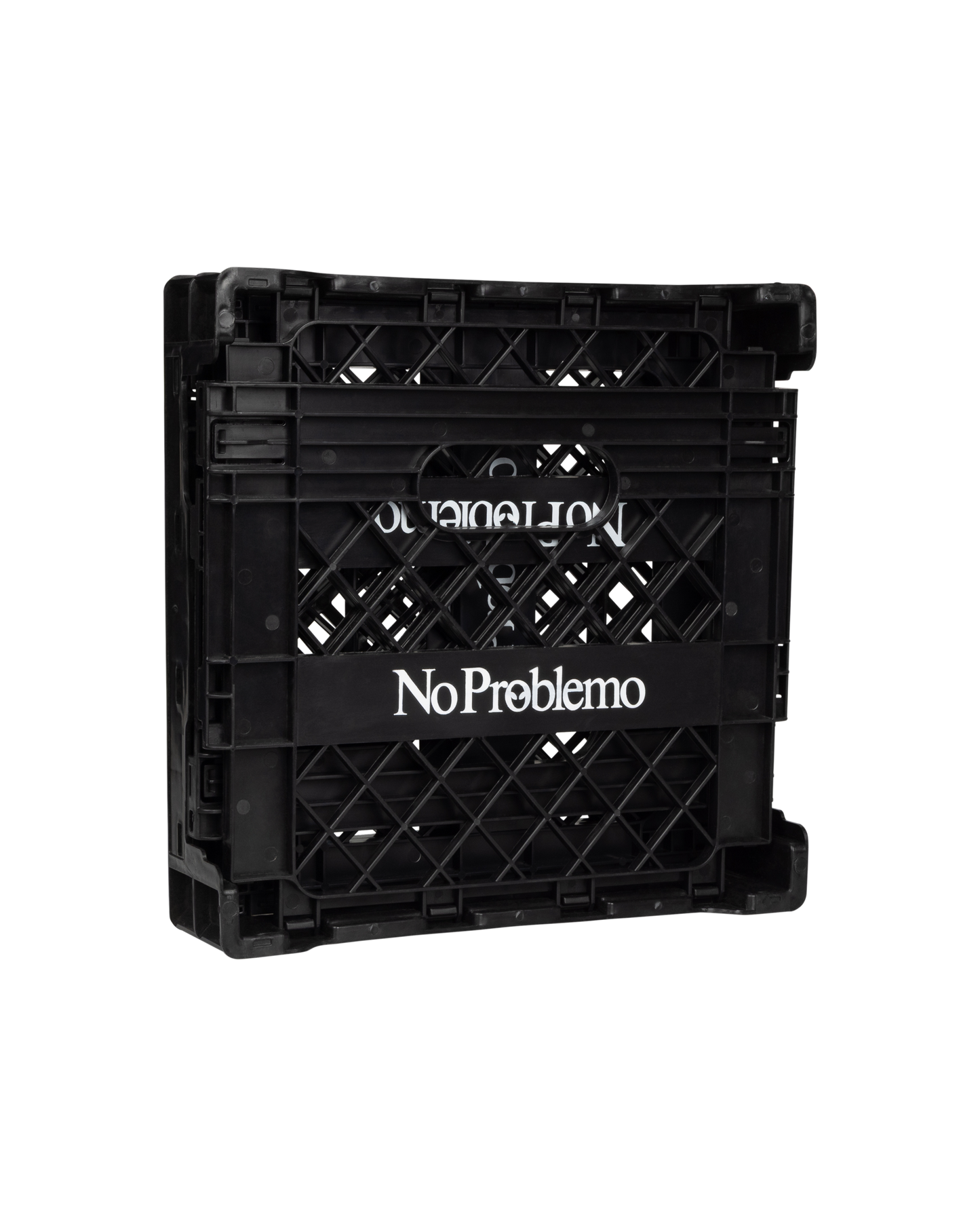 No Problemo Vinyl Crate Black