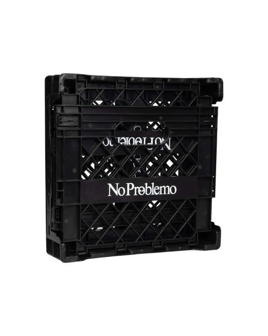 No Problemo Vinyl Crate Black