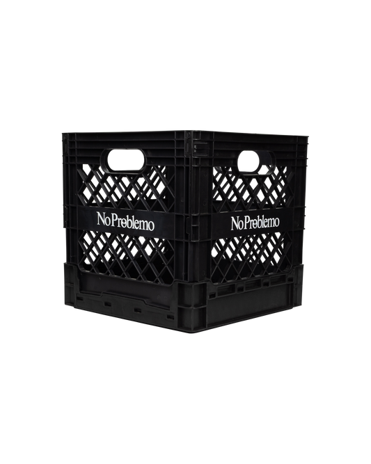 No Problemo Vinyl Crate Black