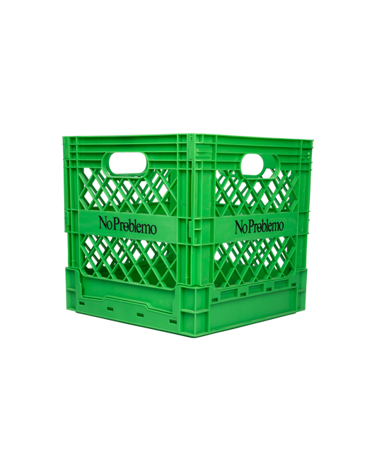 No Problemo Vinyl Crate Green