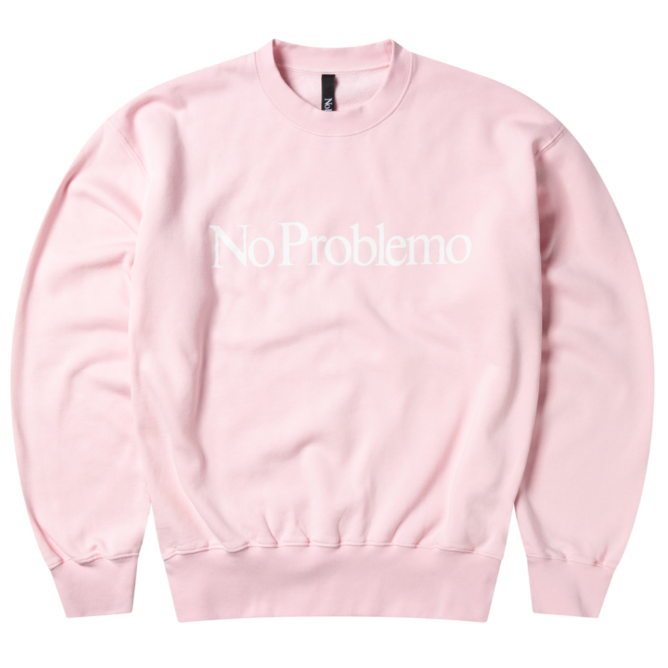 No Problemo Sweat Shirt Pale Pink