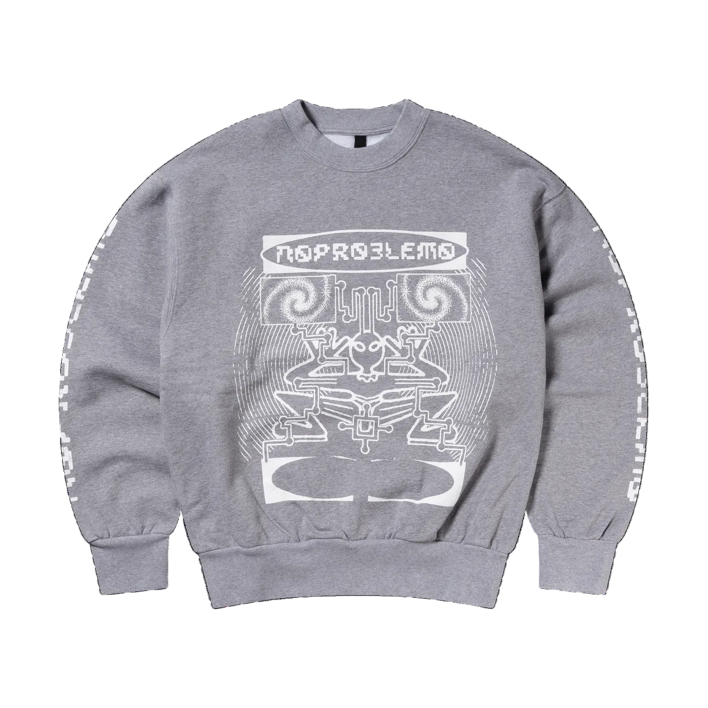 No Problemo Braniac Sweatshirt Grey Marl