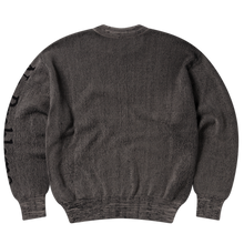 Load image into Gallery viewer, No Problemo Glitch  Knit Crew Neck Black
