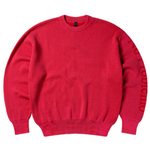 Load image into Gallery viewer, No Problemo Glitch  Knit Crew Neck Pink
