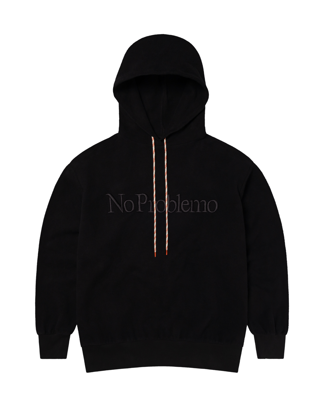 No Problemo Reverse Fleece Hoodie Black