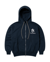 Load image into Gallery viewer, No Problemo NYP Zip Through Hoodie Navy
