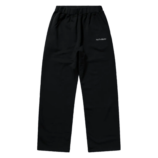No Problemo Mini Problemo Straight Sweatpant Black