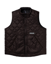 Load image into Gallery viewer, No Problemo Alien-O Reversible Liner Vest Brown
