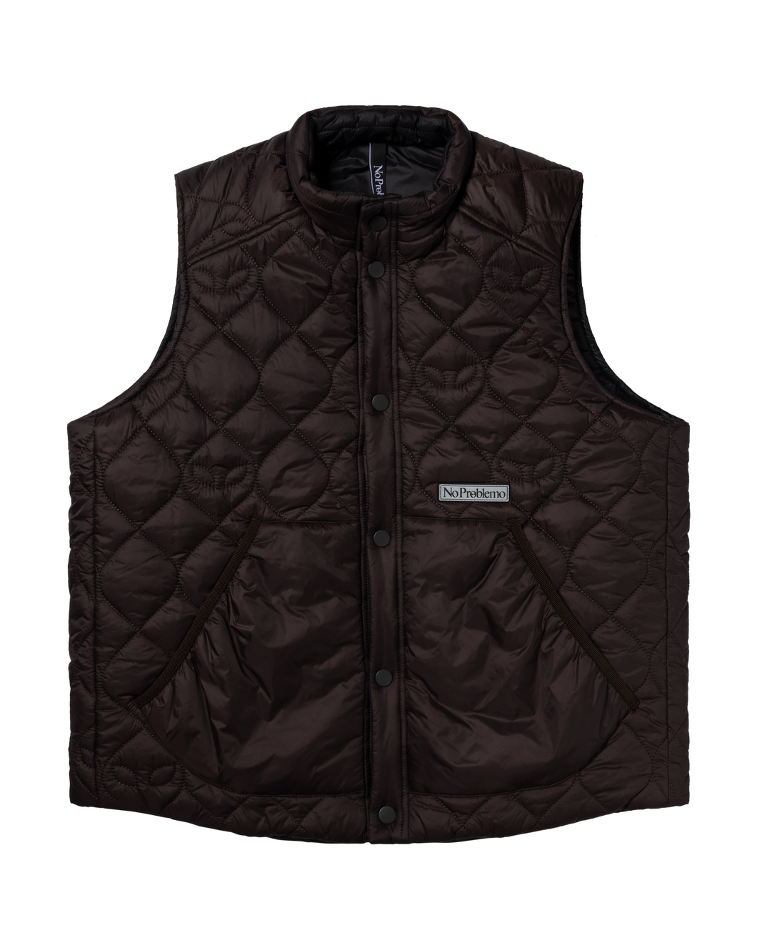 No Problemo Alien-O Reversible Liner Vest Brown