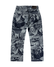 Load image into Gallery viewer, No Problemo Apocalypse Jacquard Bagi Jean Blue
