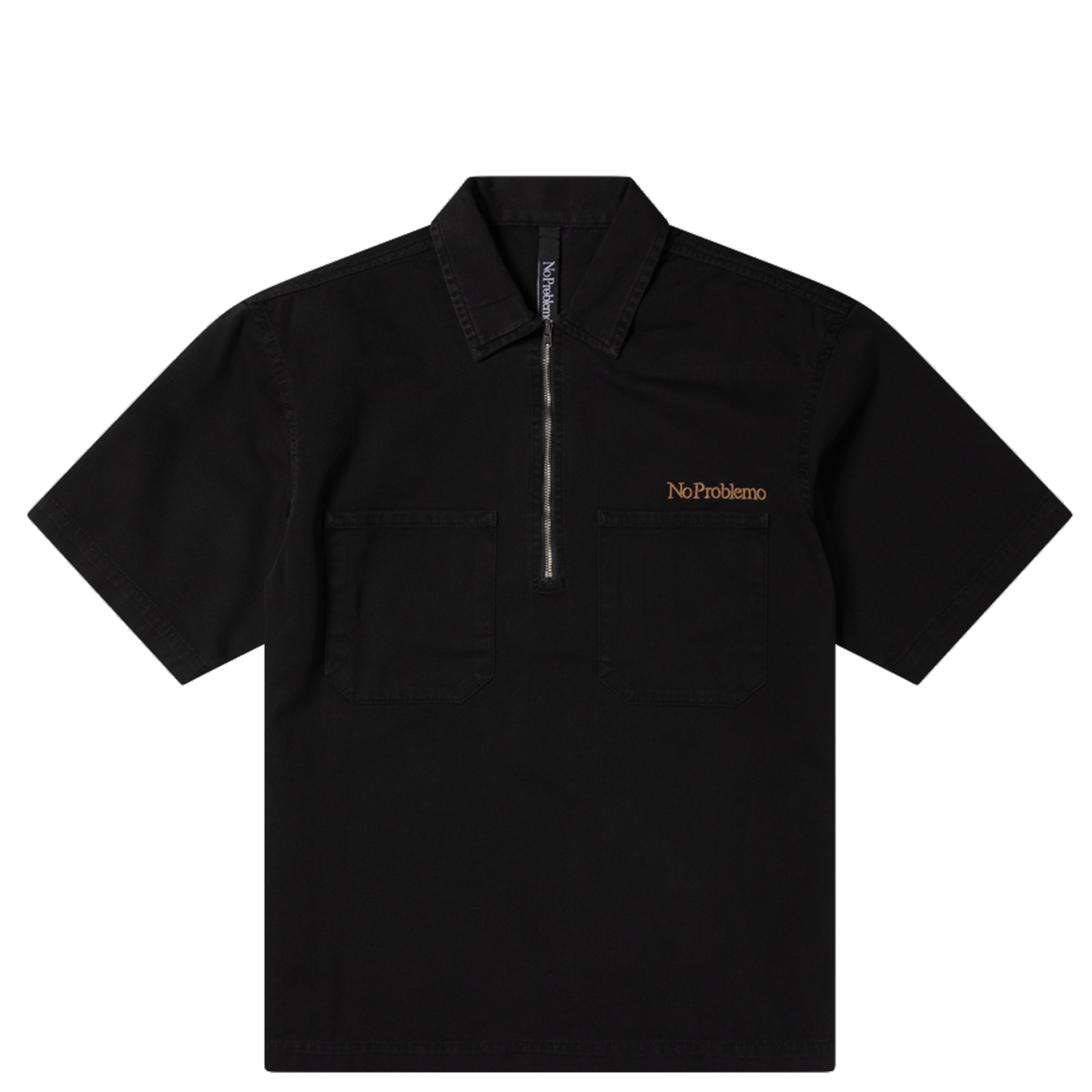 No Problemo Mini Problemo SS Work Shirt Twill Black