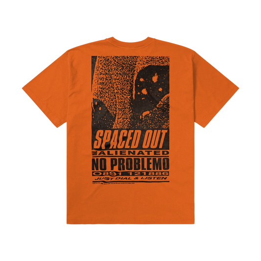 No Problemo Spaced Out SS Tee Orange