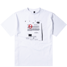 Load image into Gallery viewer, No Problemo Redacted SS Tee White
