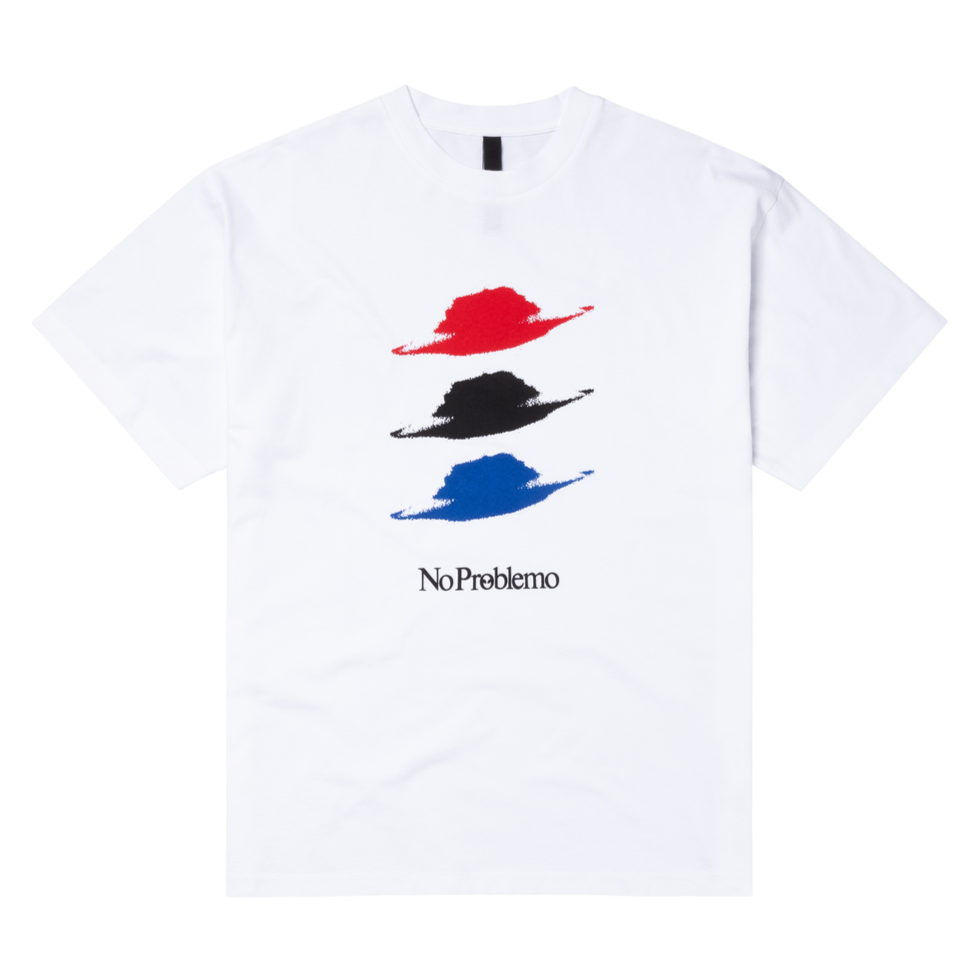 No Problemo Wiley Ufo SS Tee White