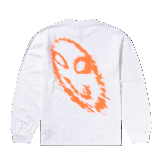 No Problemo Smile Away LS Tee White