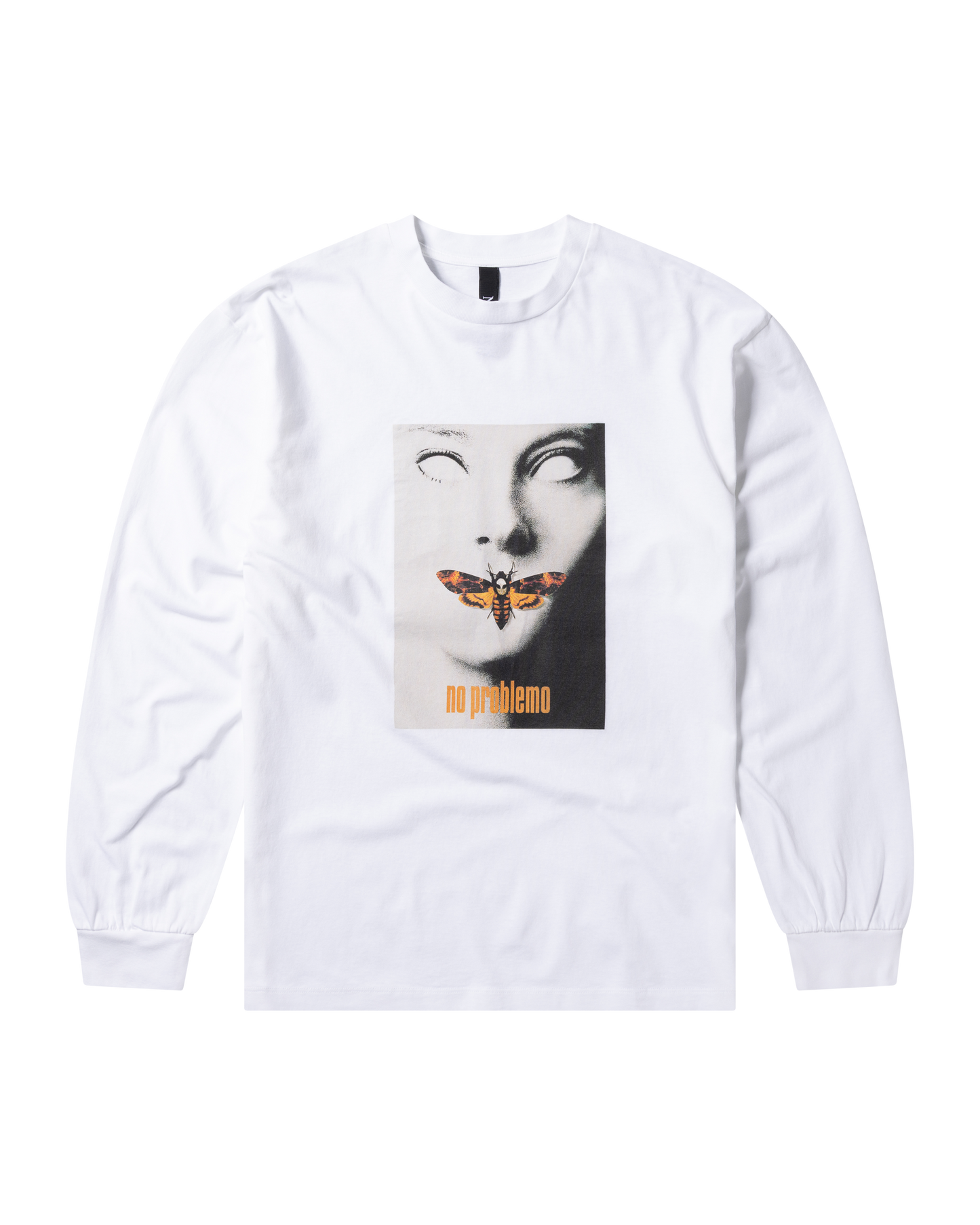 No Problemo No Silence LS Tee White