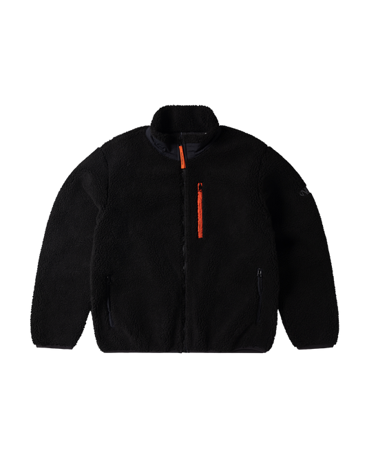 No Problemo Forest Fleece Jacket Black