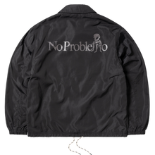 Load image into Gallery viewer, No Problemo Alien Problemo Coach Jacket Black
