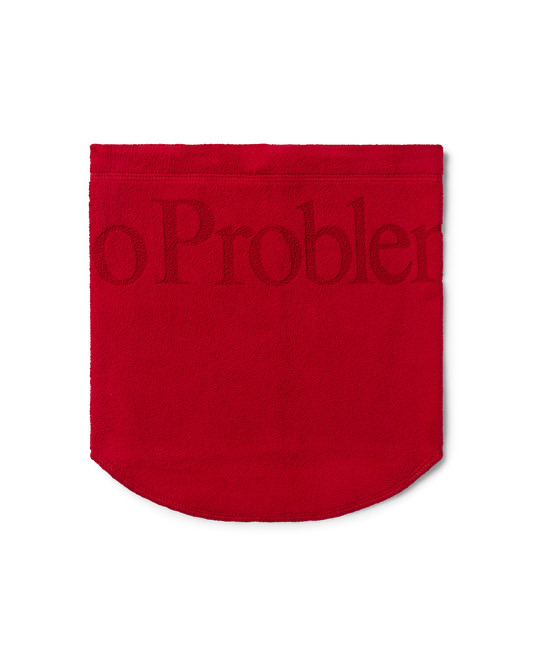 No Problemo Neck Warmer Red