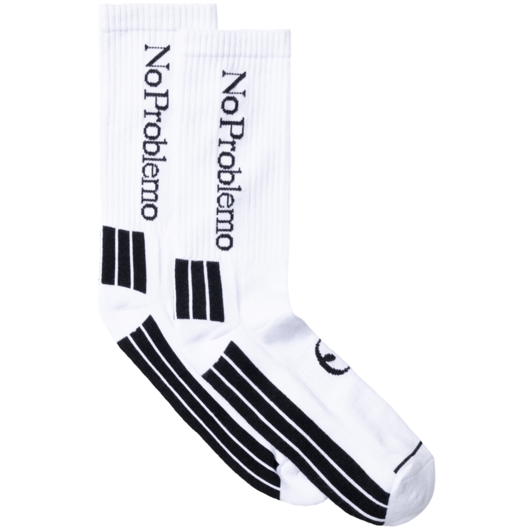 No Problemo Sock White / Black