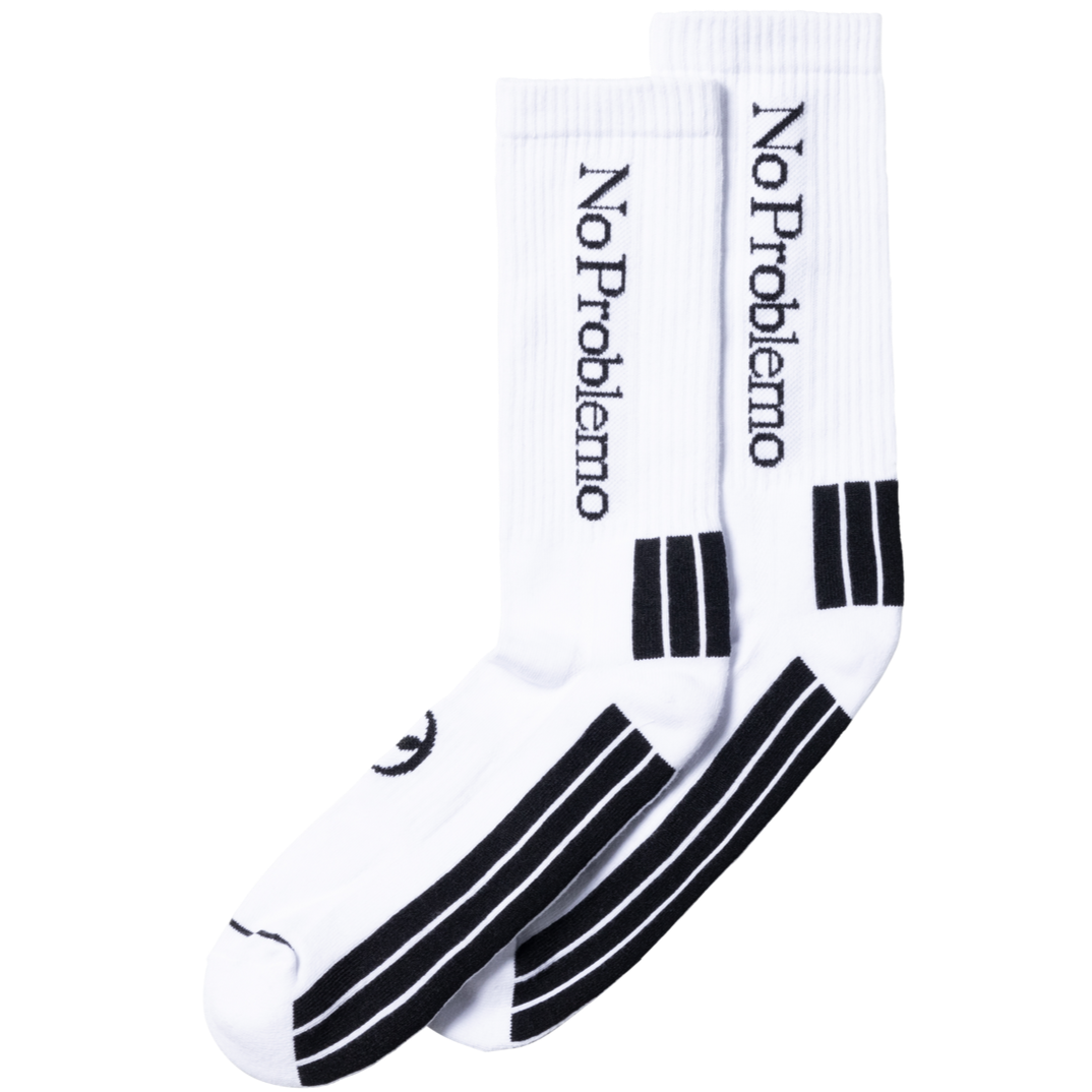 No Problemo Sock White / Black