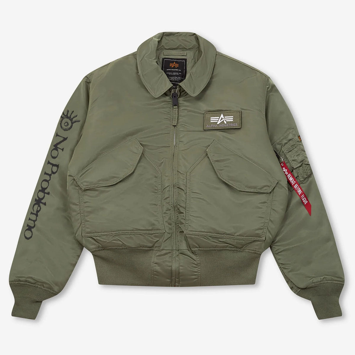 No Problemo x Alpha Industries Ancient Findings Jacket Green