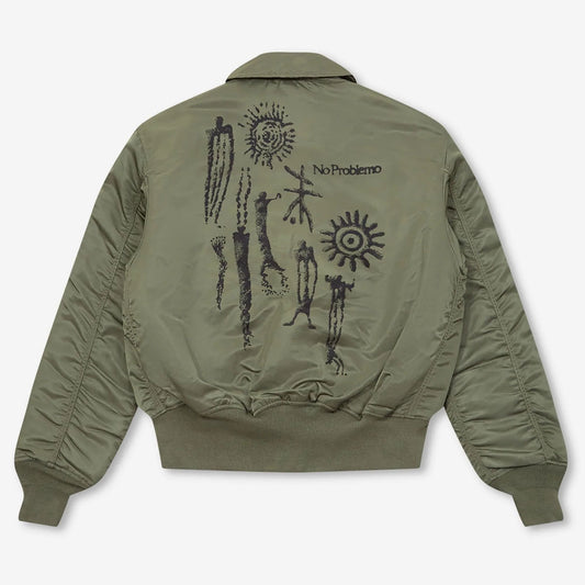 No Problemo x Alpha Industries Ancient Findings Jacket Green