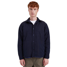 Load image into Gallery viewer, Norse Projects Ulrik Reversible Fleece Overshirt Dark Navy
