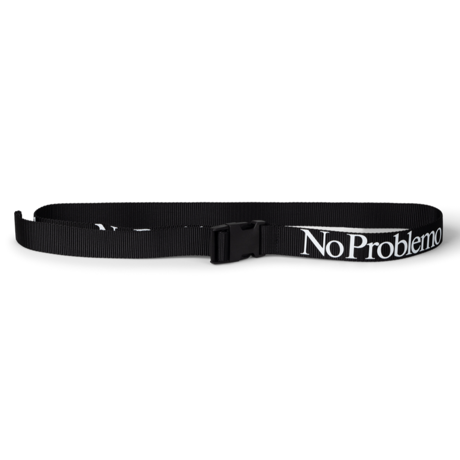 No Problemo Webbing Belt Black