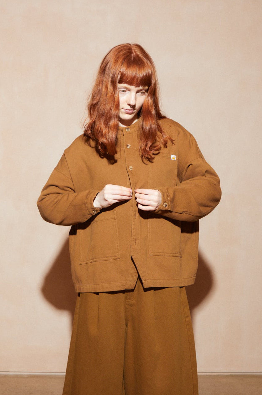 L.F.Markey Oversized Chore Drill Coat Tobacco
